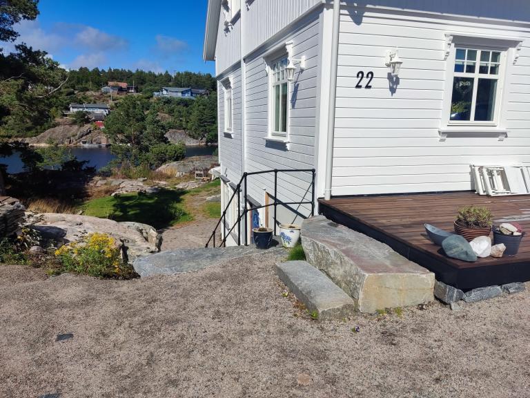 Nedgang til leiligheten